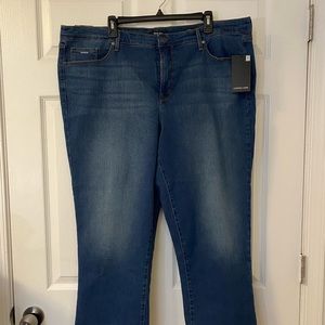 Nine West Jeans Denim 20W Cuffed Capri Plus Size NEW WITH TAGS
